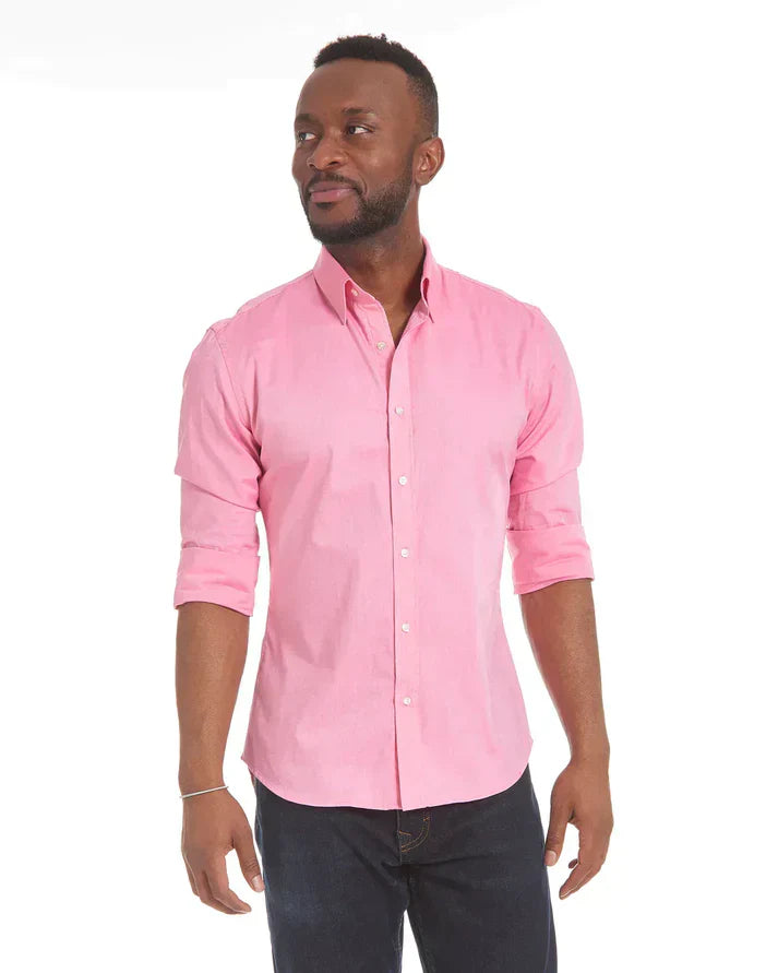 Kurt | Elegantes Hemd mit Stretch und Knopfleiste