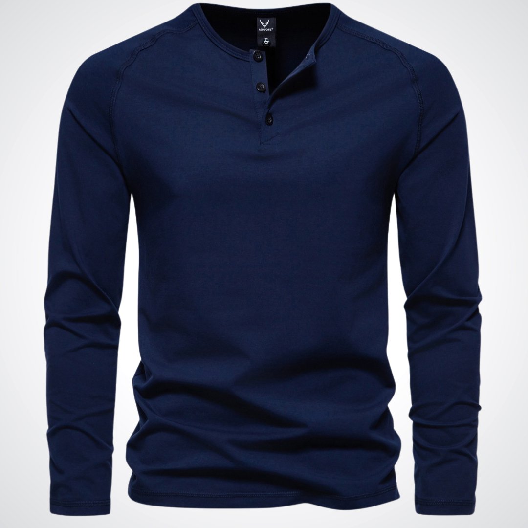 Noah | Modernes Herren-Henley-Shirt für Lässigen Stil