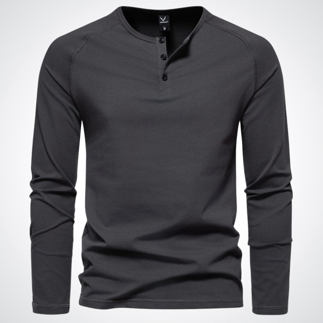 Noah | Modernes Herren-Henley-Shirt für Lässigen Stil