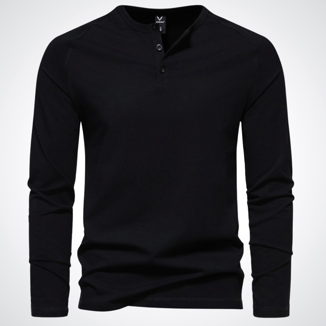 Noah | Modernes Herren-Henley-Shirt für Lässigen Stil