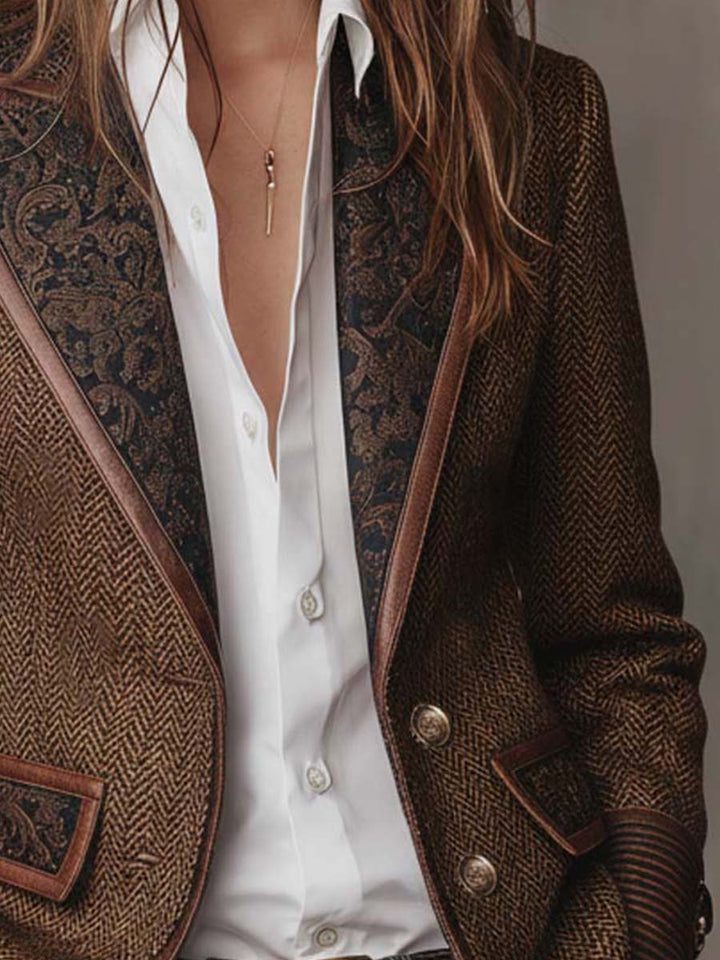 MOREAU LYON | BLAZER STRUCTURÉ ARTISTIQUE POUR FEMMES