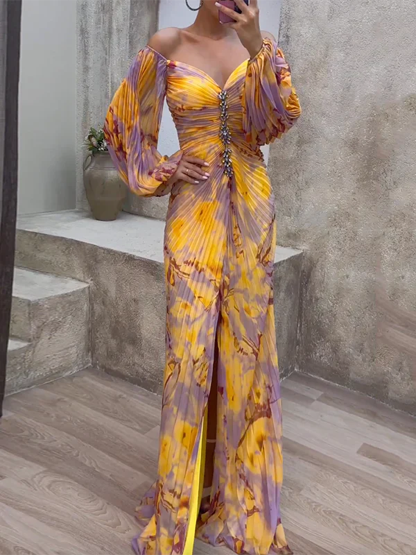 Stella™ - Elegantes, attraktives Kleid mit V-Ausschnitt