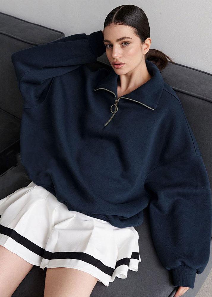 Rhea | Entspannter Halb-Zip-Pullover