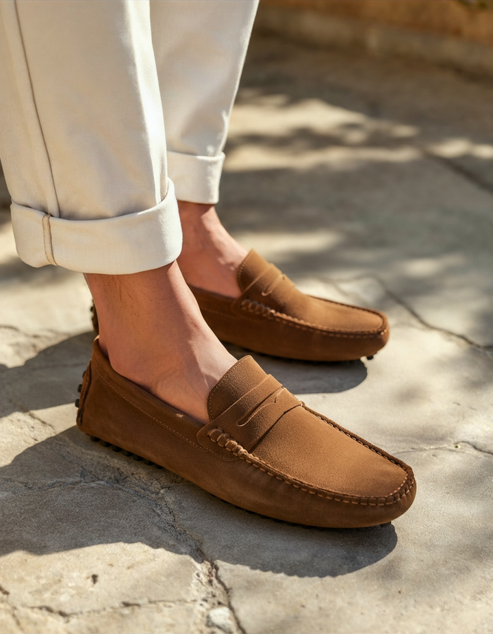 Weber - Wildleder Fahrer Slipper
