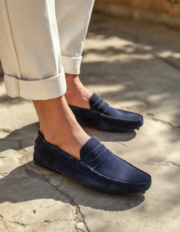 Weber - Wildleder Fahrer Slipper