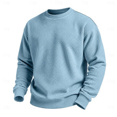 Everett | Textured Crew Neck Sweatshirt