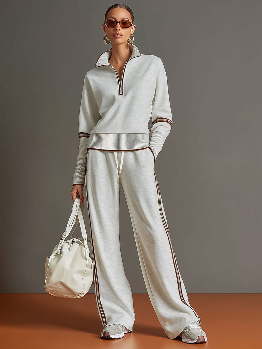 Marietta – Bluse und Hose mit weiten Beinen