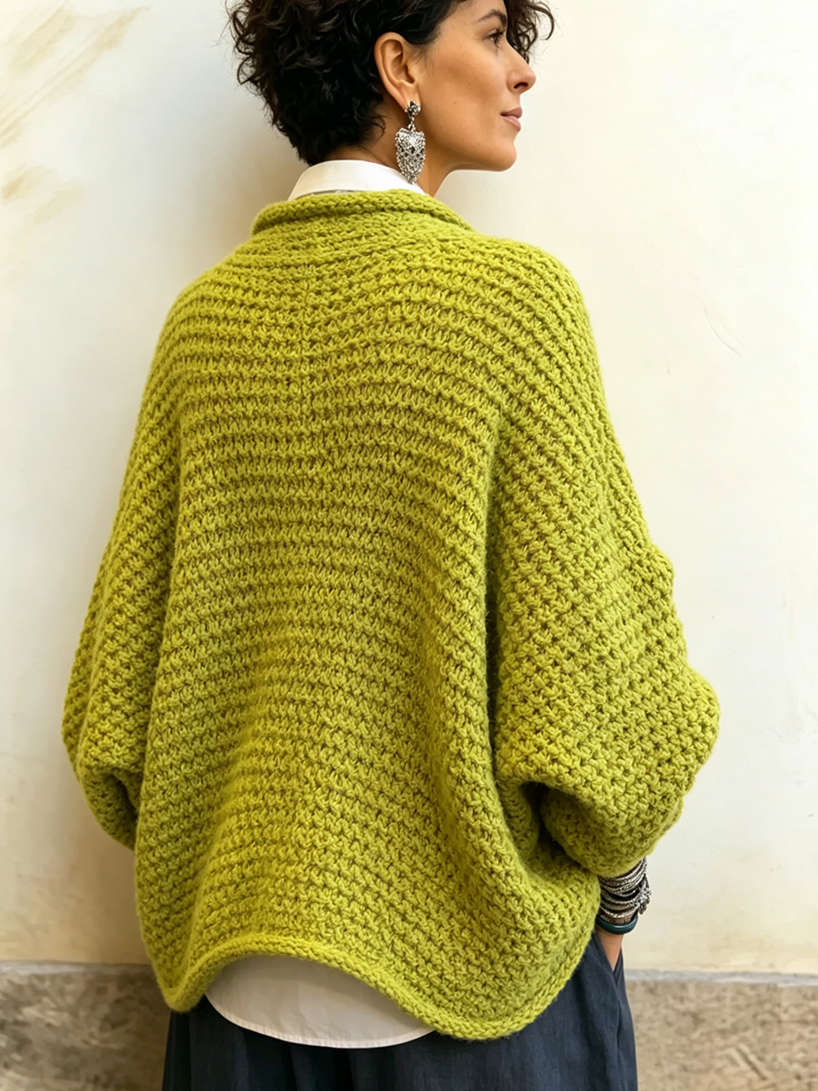 Bettina | Lebendige Farbe im Wickel-Look
