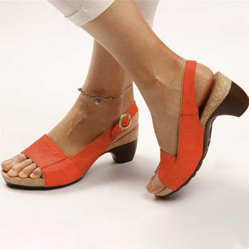 Cassidy | Elegante Komfort Sandalen mit Absatz