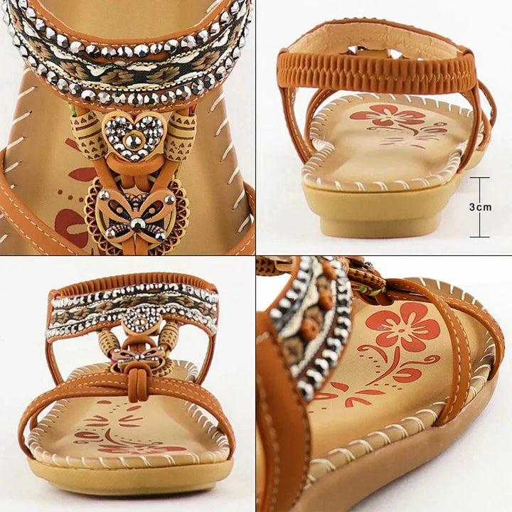 Colette – Boho Komfort Sandalen