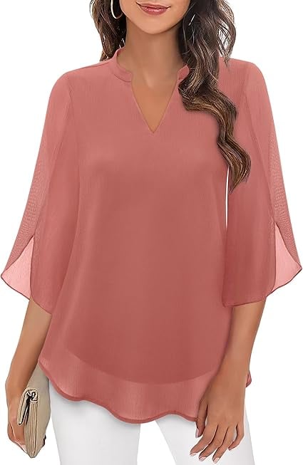 Zanyelle - Weich fallende Bluse in Lagenoptik