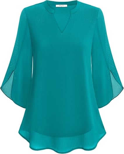 Zanyelle - Weich fallende Bluse in Lagenoptik