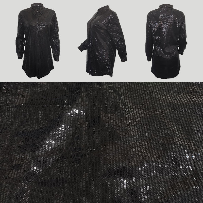 Amara – Glitzerndes Pailletten-Kleid