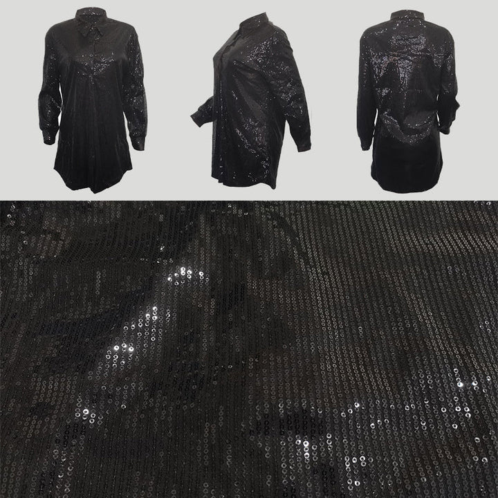 Amara – Glitzerndes Pailletten-Kleid