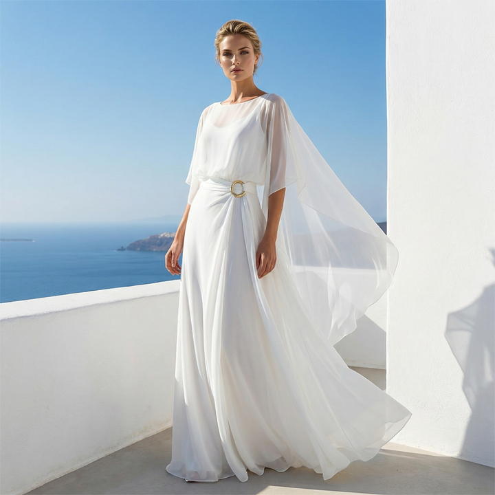 Viona – Elegantes 2-Teiliges Set mit fliessenden Ärmeln