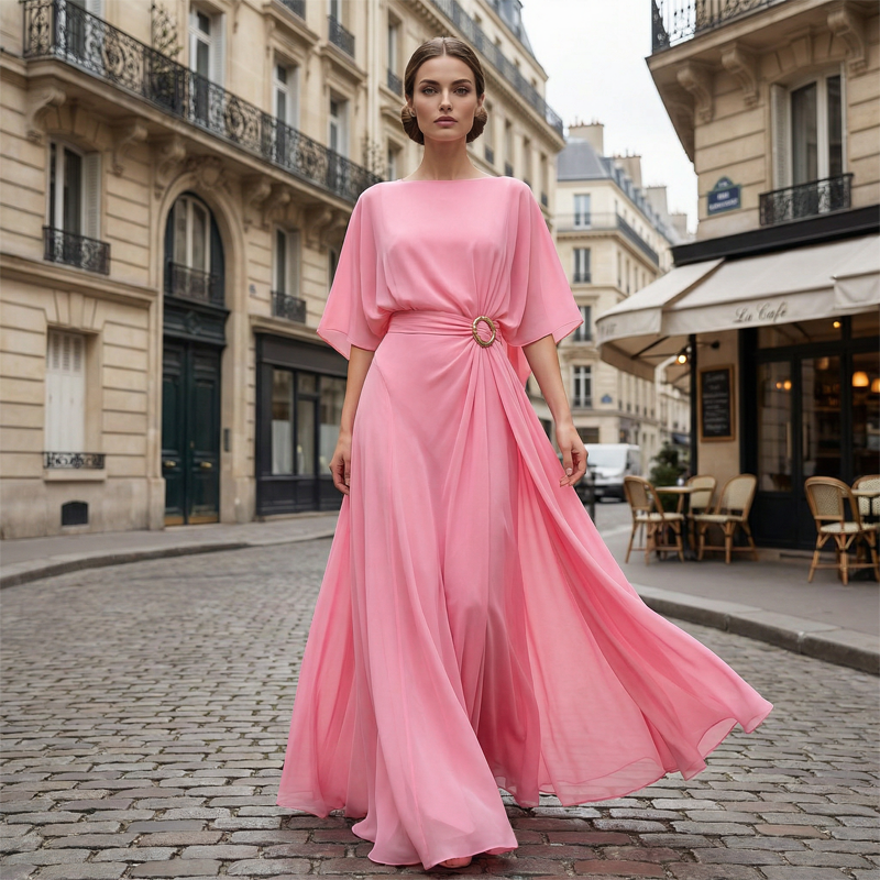 Viona – Elegantes 2-Teiliges Set mit fliessenden Ärmeln