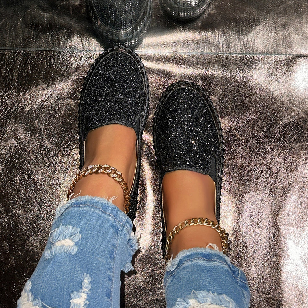 Leona – Funkelnde Schlupfschuhe