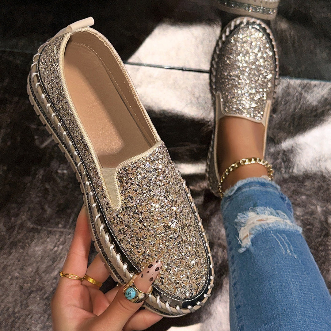 Leona – Funkelnde Schlupfschuhe